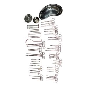 General Surgery Laparotomy <b>Instrument</b> Set 50 PCS Stainless Steel Reusable Manual Surgical Kit High <b>Temperature</b> Sterilizable - Product Image 4