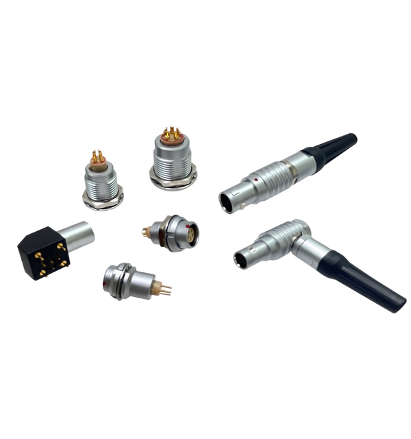 Push Pull Connector IP68 Dustproof 360 EMC Shielding PPS Housing Compatible with Lemos B Series