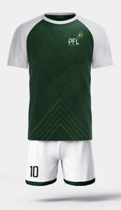 Uniforme de Fútbol para Niños de Alta Calidad en Blanco y Negro, Tela de Poliéster, Uniformes Deportivos Escolares de Fútbol - Product Image 3