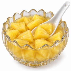 Offre Spéciale : Morceaux d'Ananas en Conserve de Qualité Supérieure dans un Sirop Léger, Emballage Personnalisé - Product Image 1