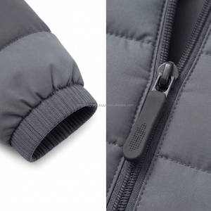 Premium Men's Insulated Puffer <b>Jacket</b> Winter Quilted Warm Windproof Casual Outdoor Zip Up Coat Wholesale OEM - Product Image 3