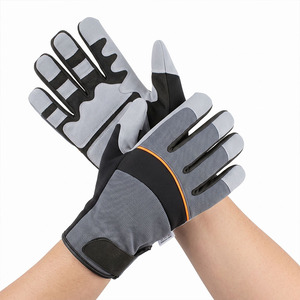 Gants de mécanicien en cuir JNM SAFETY, anti-coupure, antidérapants, durables, protection de sécurité industrielle, usage général, personnalisables - Product Image 2