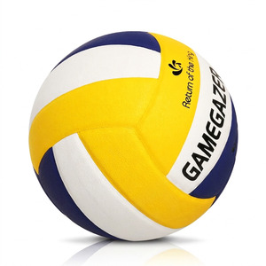 Balón de Voleibol GAMEGAZER MS-VB-1010 de PU, Duradero y Ligero, Talla 5, Peso 260-280G, Circunferencia 650-670MM, Personalizable, Cosido a Máquina - Product Image 2