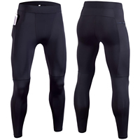 Leggings de secado rápido para hombre, transpirables, pantalones deportivos con control de humedad para correr, gimnasio y entrenamiento.