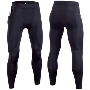 Leggings de secado rápido para hombre, transpirables, pantalones deportivos con control de humedad para correr, gimnasio y entrenamiento. - Product Image 2