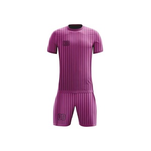 Camiseta de Fútbol Personalizada para Hombre, Negra con Rayas Grises, Impresión Sublimada, Poliéster que Absorbe la Humedad, Manga Corta, Cuello Redondo, Corte Atlético - Product Image 5