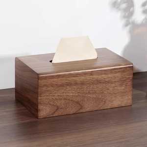 Personalized Wooden <b>Paper</b> <b>Tissue</b> Box Antique Art-Style Wooden Storage Classic Tabletop Home Decoration Product Factory Price UO - Product Image 5