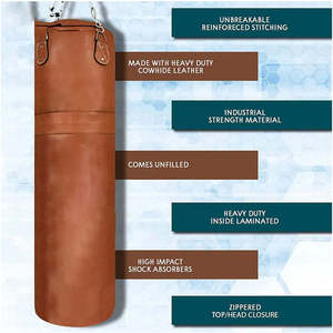 Sacos de Boxeo de Alta Calidad para Entrenamiento, Sacos de Golpeo Pesados con Altura Ajustable y Peso Ligero - Equipo de Kickboxing - Product Image 4