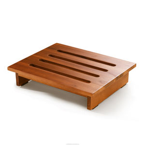 Taburete minimalista de madera de acacia de 3,5 ", totalmente ensamblado, seguro para niños pequeños, para escuela, cocina, dormitorio, hotel, apartamento, uso - Product Image 2