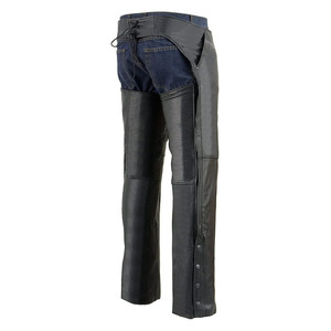 Samroz Sports - Pantalones de Cuero Personalizados para Hombre, Calidad Premium, Totalmente Forrados, con Bolsillo para Monedas, para Motociclistas, Logotipo Personalizado Frontal, Color Negro - Product Image 3