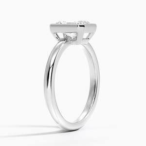 BOJ <b>Ring</b> 0105 Radiant Cut 925 <b>Silver</b> Halo Stone Prong Setting <b>Solitaire</b> Diamond <b>Ring</b> 2ct D Color VVS1 Moissanite GRA Certified - Product Image 2