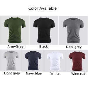 Camisetas Deportivas de Compresión para Hombre, de Alta Calidad, Corte Ajustado, Tejidas, de Manga Corta, Secado Rápido y Transpirables - Product Image 4