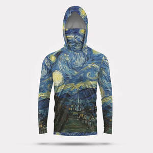 Camisetas de Pesca Unisex de Secado Rápido UPF 50 de Alta Calidad en Spandex/Poliéster, Color Sólido, Transpirables para Exteriores, Servicio Personalizado OEM/ODM - Product Image 1