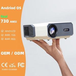 Mini-projecteur portable Android A004 Pro 2026 pas cher, compatible 1080P 4K, pour cinéma maison et salle de classe avec Google GTV Netflix - Product Image 1
