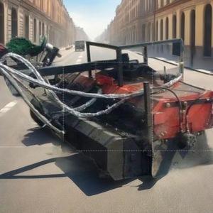 Barredora de carreteras hidráulica para limpieza de pavimentos y superficies en zonas industriales y carreteras urbanas - Product Image 2