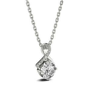 จี้เงินแท้ทรงกลมแบบลำลองจาก Hallmark Silver Twist - Product Image 2
