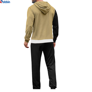 Conjunto Deportivo de Alta Calidad para Hombre, con Bloques de Color, Sudadera con Capucha, Manga Larga, Informal, para Otoño - Product Image 2
