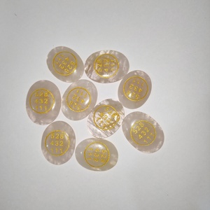 โรสควอตซ์พร้อมสวิตช์คำและสัญลักษณ์ของความมั่งคั่งหินอาเกตธรรมชาติ - Product Image 3