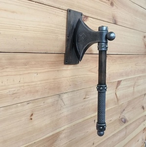 Herrajes de hierro forjado de estilo moderno Iron Nature, hoja grabada, resistente al óxido, galvanizado, diseñado para puertas y portones - Product Image 2