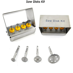 Kit d'accessoires pour instruments de pont osseux, perceuse dentaire manuelle, disque de scie en acier inoxydable, dilatateur osseux, rehausseur de sinus, implants chirurgicaux - Product Image 6