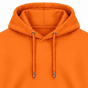 <b>Men</b> <b>Orange</b> Pullover <b>Hoodie</b> Plain Long Sleeve Casual Sweatshirt Custom Logo Streetwear Sportswear Gym Top Shoukat Apparel Manuf - Product Image 2