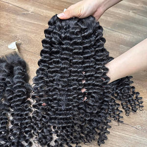 Extensiones de Cabello Natural Rizado Birmano al Vapor, Texturas Rizadas, Color Natural, Precio al por Mayor de hasta 30$ - Product Image 1