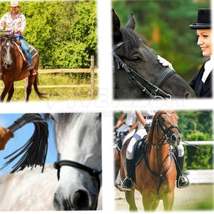 Fouets d'équitation légers de qualité supérieure, tailles personnalisées, vente en gros, en cuir véritable, fabriqués au Pakistan - Product Image 6