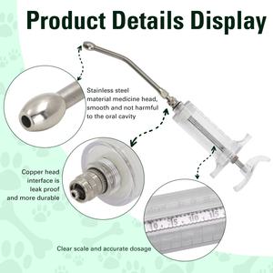 Seringues vétérinaires pour injection animale 5ml 10ml 20ml 30ml 50ml en plastique et acier - Product Image 2