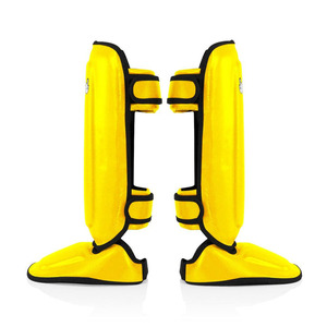 Durable PU Leather Shin Guard for MMA Muay Thai Kickboxing Sparring Training and Martial Arts Protection Gear - Product Image 3