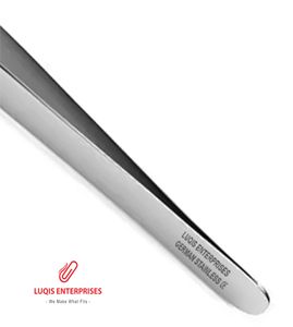 Forceps de précision suisse de type 1 à pointes fines droites, instrument chirurgical en acier inoxydable, forceps médical de précision - Product Image 3
