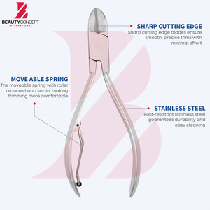 กรรไกรตัดเล็บสแตนเลสคุณภาพสูง น้ำหนักเบา ทันสมัย คมกริบ ราคาโรงงาน ขายส่ง สำหรับมืออาชีพ - Product Image 2