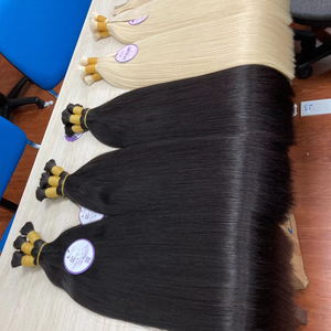 Venta al por Mayor de Cabello Virgen Vietnamita 100% Real, Liso y en Color Natural, de Alta Calidad a Precio de Fábrica, el Más Vendido - Product Image 1