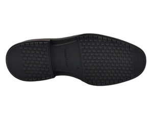 Zapatos Oxford de Vestir para Hombre, de Piel Genuina Negra, con Cordones, Punta en Pico, Estilo Penny, para Oficina y Carrera Profesional, Color Sólido, Suela de Goma - Product Image 4