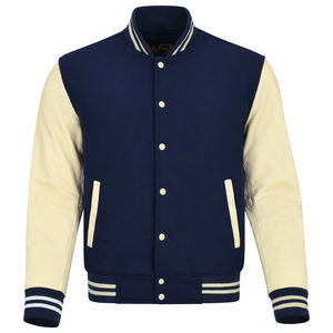 Personalized <b>Leather</b> sleeves <b>Jackets</b> <b>Men</b> Varsity <b>Jackets</b> Custom Varsity <b>Jacket</b> Manufacture - Product Image 2