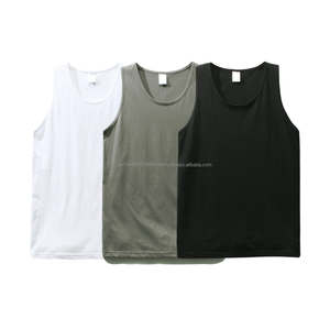 Débardeur de sport décontracté pour homme, col rond, vente en gros OEM, couleurs personnalisées, fabricant de vêtements d'entraînement sportif, personnalisations bienvenues - Product Image 3