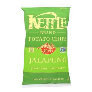 Patatine Jalapeño Kettle Brand, Confezione da 15, 5 oz ciascuna - per Giocattoli da Masticare per Animali Domestici - Product Image 1