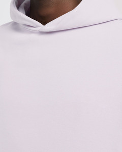 Sweat-shirts à capuche en molleton de coton lavande 500 GSM pour hommes, coupe oversize et épaules tombantes, personnalisables avec logo, style streetwear, production en gros - Product Image 6