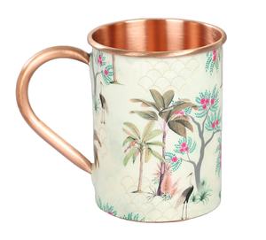 แก้วมัคทองแดงลายดอกไม้สำหรับ2025กันรั่วแก้วน้ำสแตนเลสสูญญากาศแก้วกาแฟภาชนะสำหรับใส่เครื่องดื่ม - Product Image 1