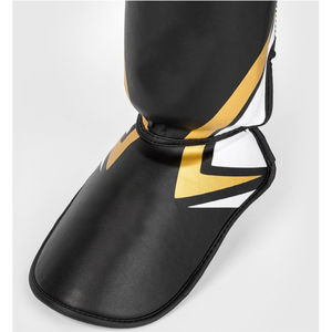 Espinilleras de MMA, Boxeo y Kickboxing, Espuma de PU, Cuero, Marco de Acero al Carbono, Ajustables, Transpirables, Alta Calidad, Duraderas, OEM - Product Image 4