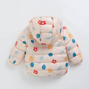 Blouson matelassé bleu à capuche avec fermeture éclair personnalisée, manteau d'hiver unisexe, vêtement d'extérieur décontracté épais et chaud - Product Image 5