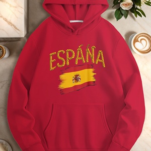 Drapeau de l'espace Espagne Pride Design sweats à capuche décontractés pour femmes - Product Image 3