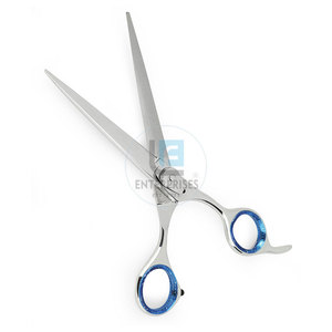 Ciseaux de toilettage pour animaux de compagnie en acier inoxydable, manuels, droits, de marque privée, nouvelle conception, haute qualité, durables, fabriqués au Pakistan - Product Image 4