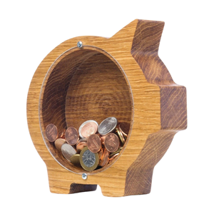 Tirelire en bois en gros avec fenêtre transparente en acrylique, boîte à monnaie unique, cadeau d'anniversaire pour enfants et adultes, du Vietnam - Product Image 3