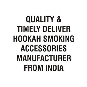 MAE Made India Urban Mini Hookah de Vidrio Esmerilado Hecha a Mano Ecológica Moderna Individual Mejor Precio al por Mayor Colección a Granel - Product Image 3