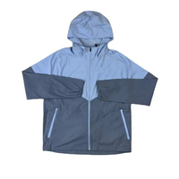 Survêtement coupe-vent à capuche d'hiver de haute qualité avec logo personnalisé, veste et pantalon à cordon de serrage, 100 % nylon, nouveau design, coupe classique