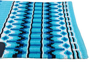 Sur mesure cheval équestre Western Show couverture de selle tapis de selle lourd épais professionnel taille 34x42 cuir marque estampage - Product Image 2