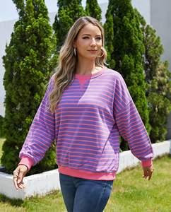 เสื้อสเวตเชิ้ตคอเต่าแบบกลับด้านได้ รุ่นหนาพิเศษสำหรับฤดูใบไม้ร่วง ทรงโอเวอร์ไซส์ เป็นมิตรกับสิ่งแวดล้อม แห้งเร็ว สำหรับผู้หญิง พร้อมปักโลโก้ตามสั่ง - Product Image 6