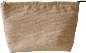 Bolsa de Maquillaje de Yute Natural Hecha a Mano, Bolsa de Cosméticos Ecológica - Product Image 2