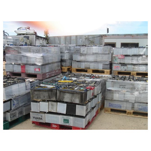 Chatarra de baterías de plomo-ácido drenadas, chatarra de baterías de coche usadas para reciclaje de plomo, suministro a granel en contenedores para fundidoras - Product Image 1