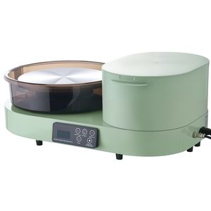 Torno de Alfarería para Adultos, Plato Giratorio de Aluminio de 11 Pulgadas, Eléctrico de 450W, de Sobremesa con Pedal, 30-300 RPM Ajustables - Product Image 1